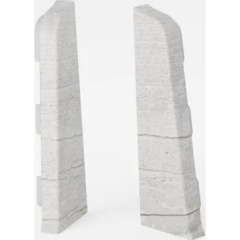 Obraz Levá koncovka, pravá koncovka Salag PCV 20 x 75 délka 1 cm | Teak Perlový