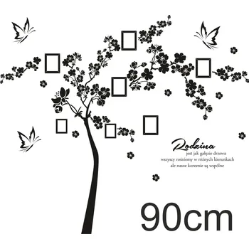 Obraz Šablona na malování STROMY RÁMEČKY FOTKY CITÁT L