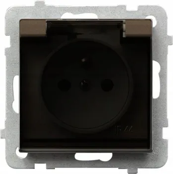 Elektrická zásuvka Hnědá Elektrická Zásuvka Ospel