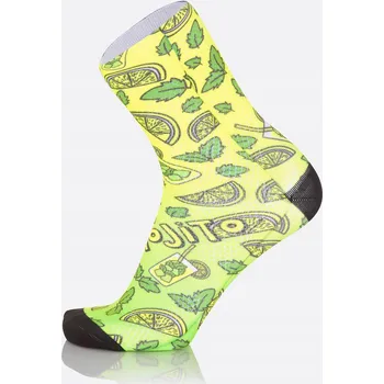 Dámské ponožky Prémiové cyklistické Ponožky MB Wear MOJITO S/M