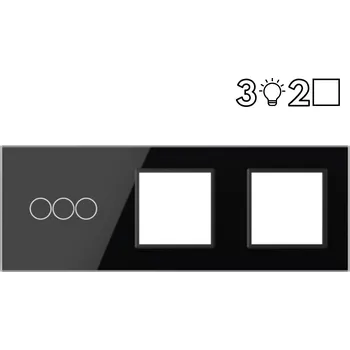 Trojitý Rámeček eLumos černý