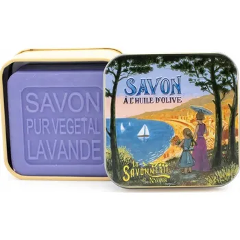 Koupelová kosmetika Marseillské mýdlo La Savonnerie de Nyons LEVANDULE BOX Moře 100g