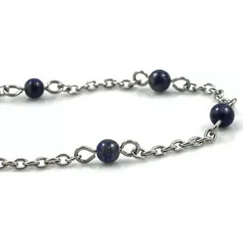 Náramek Náramek Řetízkový s lapisem lazuli