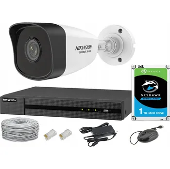 Bezpečnostní kamera Sada pro IP monitoring, FullHD kamera, NVR PoE, HDD disk 1TB - Hikvision