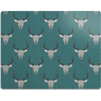 Miska pro psa Podložka pro kočky a psa pod misku Jelen hlava 45x35 cm