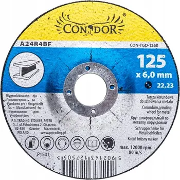 Řezný kotouč KORUNDOVÝ ŘEZNÝ KOTOUČ NA KOV 125x6,0 mm