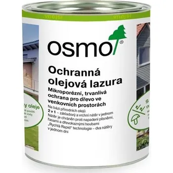 Olej na dřevo 739 Ochranná olejová lazura, Stříbrně šedá 0,75 l [12200095]