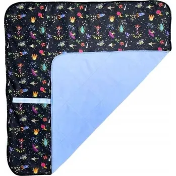 Přebalovací podložka Měkká přebalovací podložka Pupus 69 x 69 cm černá