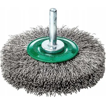 Drátěný kartáč Kotoučový kartáč stopkový, ocel ocel, vlnitý drát 5