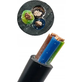 elektrický kabel Kabel Kulatý elektrický, ohebný (lanko), zemní Helukabel 3 x 2,5