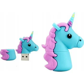 USB flash disk USB flash disk DIAWAY JEDNOROŻEC NIEBIESKI UNICORN POSTAĆ BAJKA 32 GB USB 2.0, vícebarevný (Jednorožec)