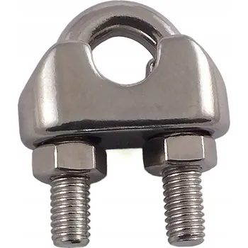Šroubovací svorka pro lano, 4 mm, nerezová ocel INOX 316
