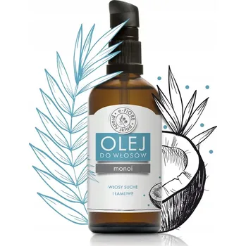 Vlasová regenerace Olej na vlasy e-Fiore Monoi bez oplachování 100 ml