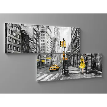 Obraz Obraz new york žluté taxi Rozměr: 80 x 40 cm