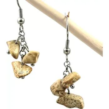 Náušnice Náušnice Jaspisky pískové