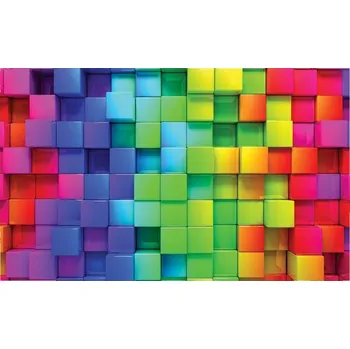 Fototapeta Fototapeta DUHA 3D Pro Děti Kostky 254x184