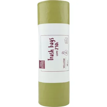 Pytle na odpadky ŽLUTÉ LDPE pytle na odpad 240 l 10 Ks