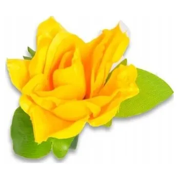 Květina na volant – žlutá růže