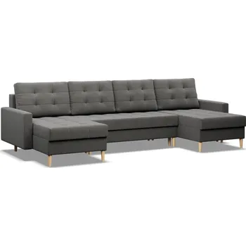 Sedací souprava Rohová sedací souprava ELMA ULL tmavě šedá