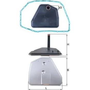 Hydraulický filtr Hydraulický filtr, automatická převodovka KNECHT HX 164D