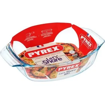 Nádoba na pečení Skleněný pekáč s uchy PYREX 30x21cm/2l., borosilikát