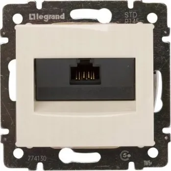 Elektrická zásuvka Internetová zásuvka nástěnná Legrand béžová