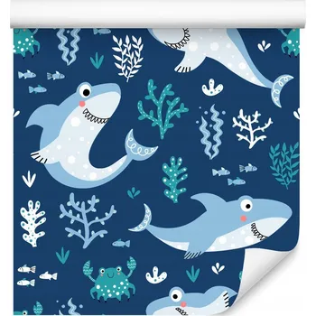 Fototapeta Tapeta do Dětského Pokoje ŽRALOCI Oceán Příroda