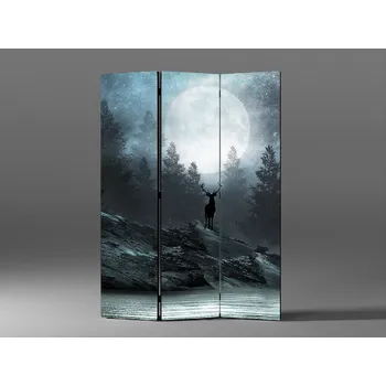 Paraván Paraván jelen v temném lese Rozměr: 135 x 180 cm