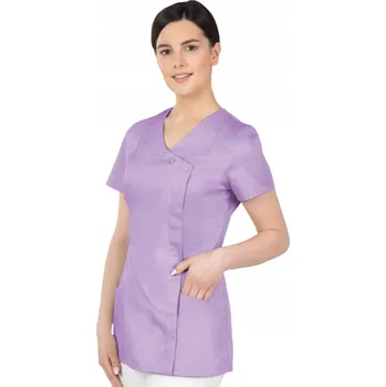 Dámské sako 50 DÁMSKÝ ZDRAVOTNICKÝ KABÁTEK KOSMETICKÝ PLÁŠŤ 363B NA PATENTKY