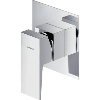 Vodovodní baterie Podomítková sprchová baterie Omnires Fresh, stříbrná