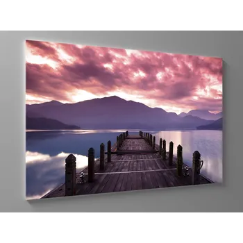 Obraz Obraz východ slunce z mola Rozměr: 120 x 80 cm