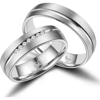 Prsten MARRYA® Pánský snubní prsten nerezová ocel - velikost 70 - ES09-P-70