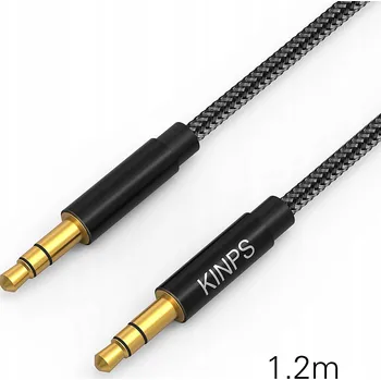 Audio kabel AUX kabel minijack 3,5 mm 1,2 M NYLONOVÝ ZESÍLENÝ