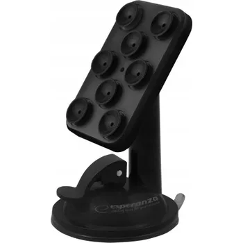 Držák na sklo Esperanza černý