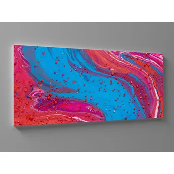 Obraz XXL obraz neonová abstarkce Rozměr: 200 x 100 cm