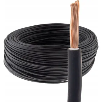 elektrický kabel Vodič LgY 1 x 1,5 ČERNÝ 1m