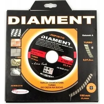 Řezný kotouč Diamantový kotouč 180 x 25.4 mm, Turbo