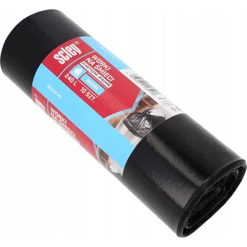Pytle na odpadky Pytle na odpad 240l 10 ks SILNÉ 0,04 mm Scley