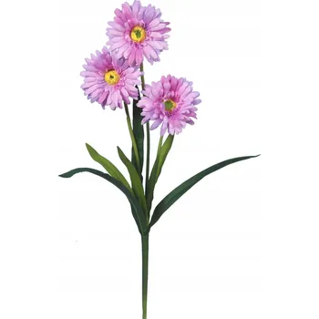 umělá květina 3. VĚTVIČKA bílých gerberinů