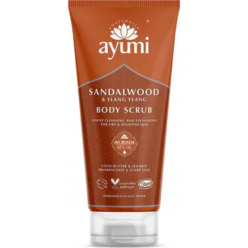 Tělový peeling Ayumi Sandalwood Ylang Ylang Tělový peeling s relaxačním účinkem 250 ml
