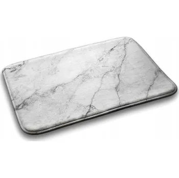 Koupelnová předložka Koupelnová předložka Koberec Měkký Bílý mramor