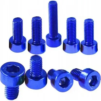 Šroub ProRock hliníkový šroub s vnitřním šestihranem 7075 modrý Royal Blue M3*10mm