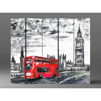 Paraván Paraván malba big ben londýn Rozměr: 225 x 180 cm