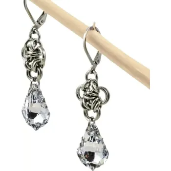 Náušnice Náušnice Swarovski baroko Crystal s filigrány