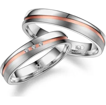 Prsten MARRYA® Dámský snubní prsten s diamanty Titan - velikost 50 - TI-45D-50