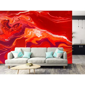 Tapeta Tapeta červená abstrakce