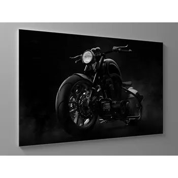 Obraz Obraz černá motorka Rozměr: 60 x 40 cm