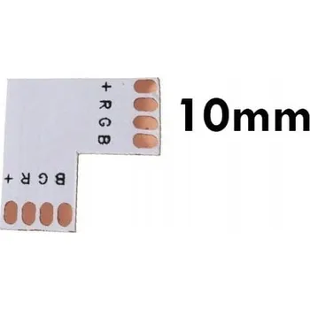 Příslušenství pro LED osvětlení Rohový konektor / spojka pro LED RGB pásky 10mm