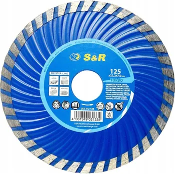 Řezný kotouč Diamantový řezný kotouč Turbo 125/2,2 mm.