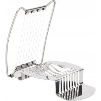 Kráječ na chleba Kráječ vajec s drátkovou strunou, nerezová ocel, Strojek na krájení vajec